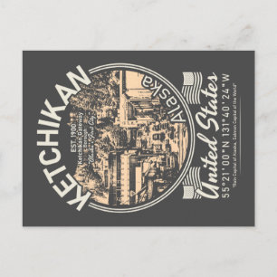 CARTE POSTALE KETCHIKAN ALASKA - ÎLE REVILLAGIGEDO