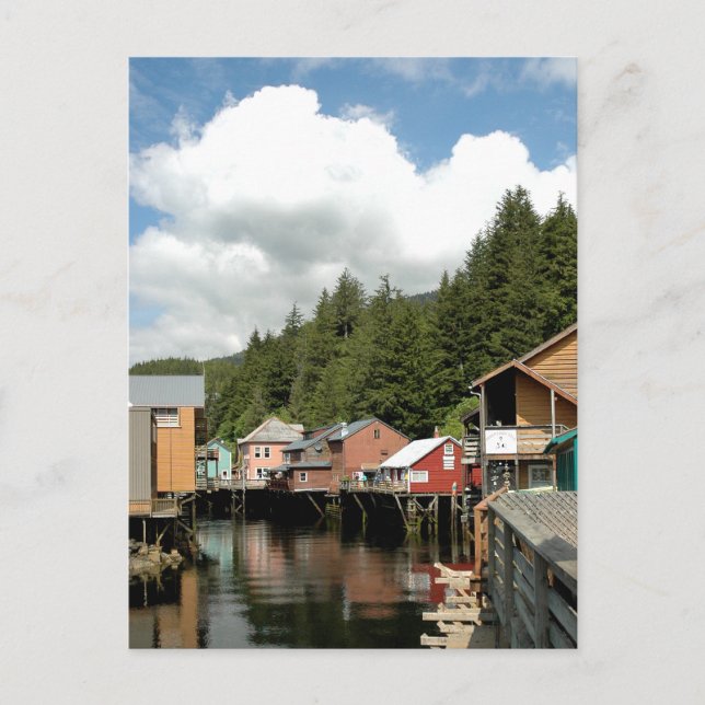 Carte postale - Ketchikan Creek Street - Alaska (Devant)