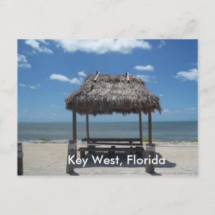 Carte postale Key West Florida Tiki Hut Ocean View