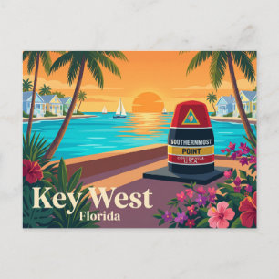Carte Postale Key West Floride