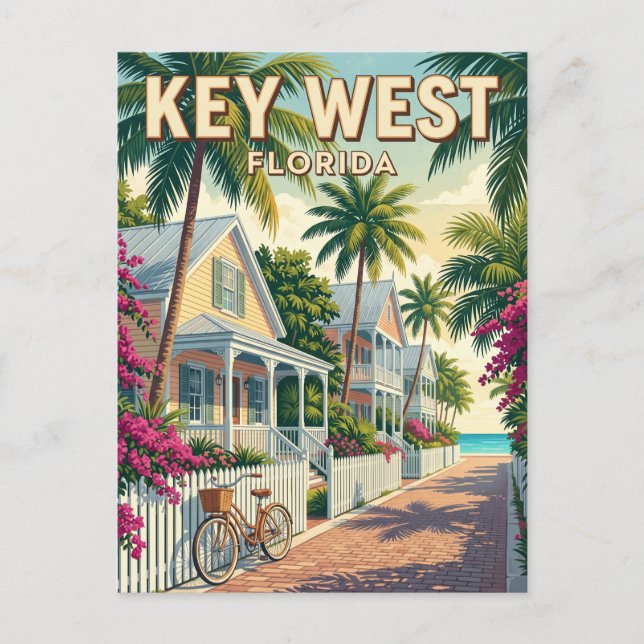 Carte Postale Key West Floride (Devant)