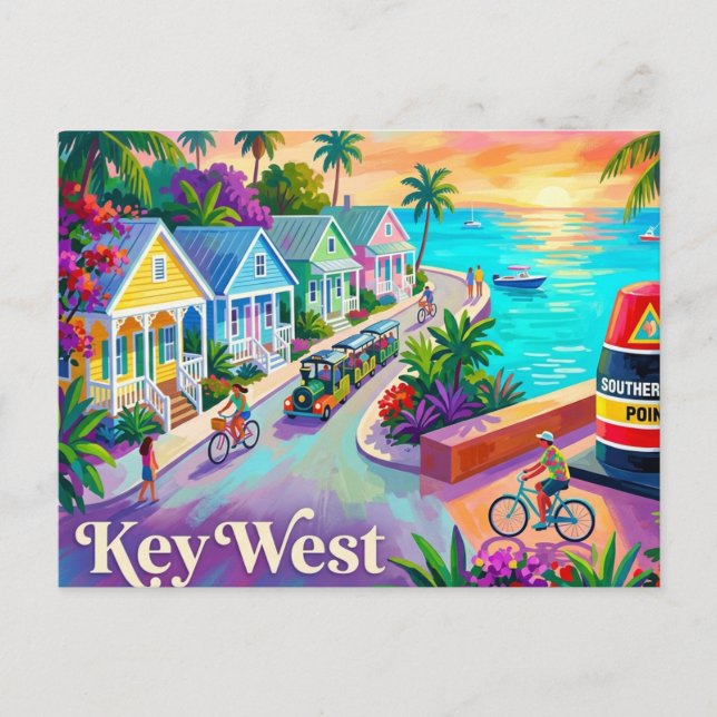 Carte Postale Key West Floride (Devant)