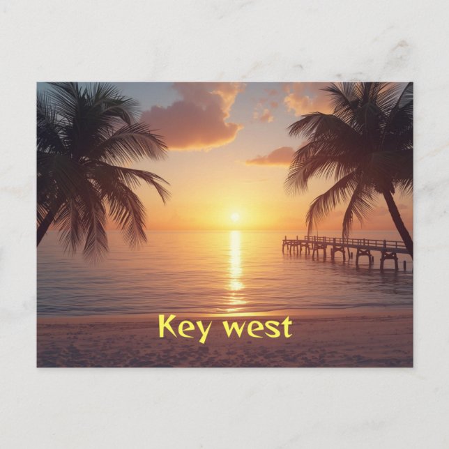 Carte Postale Key West Floride (Devant)