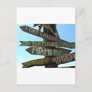 Carte Postale Key West Signs