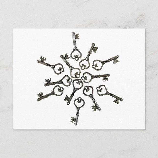 Carte Postale KeysSuccessStarBurst0328093 (Devant)