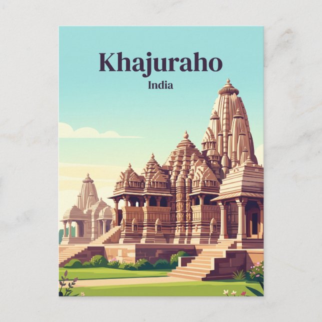 Carte Postale Khajuraho Inde (Devant)