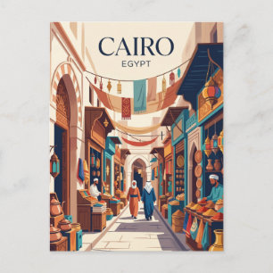 Carte Postale Khan el-Khalili Égypte