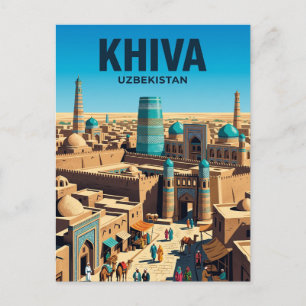 Carte Postale Khiva Ouzbékistan