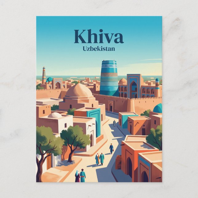 Carte Postale Khiva Ouzbékistan (Devant)