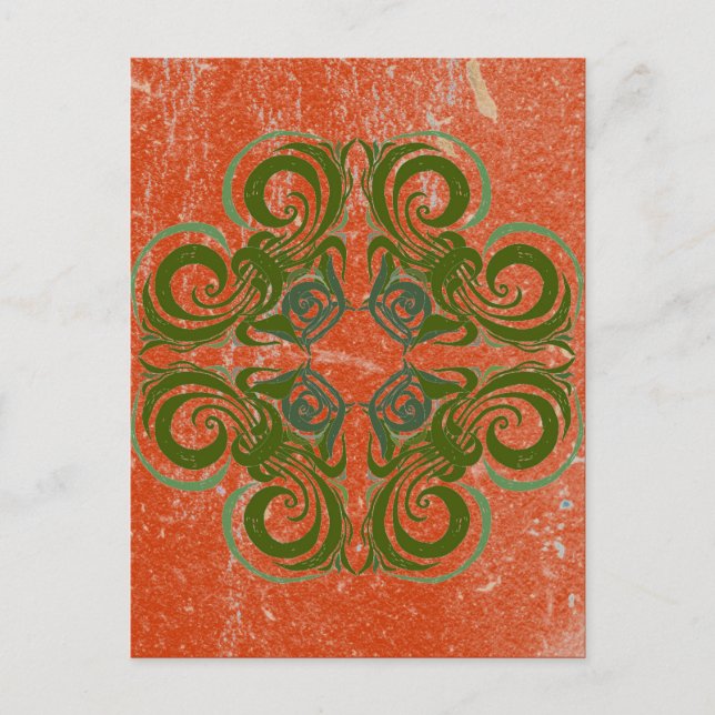 Carte Postale Khokhloma Exotique (Devant)