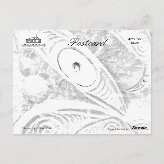 Carte Postale kia (Dos)