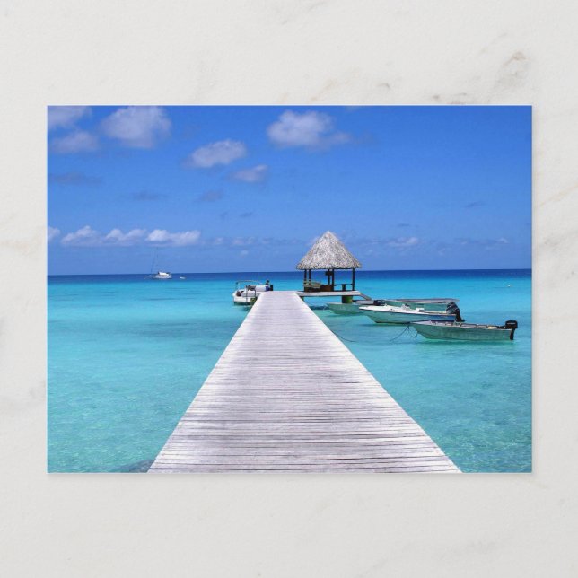 Carte postale Kia Ora, atoll de Rangiroa Polynésie (Devant)
