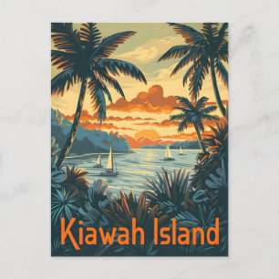 Carte Postale Kiawah Island Vintage