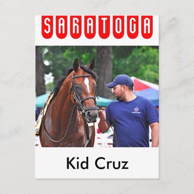 Carte Postale Kid Cruz à Saratoga (Devant)