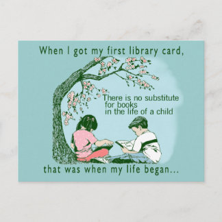 Carte Postale Kids Love To Read