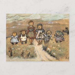 Carte Postale Kids - Zille - Vintage