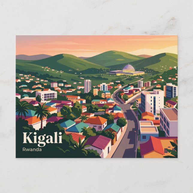 Carte Postale Kigali, Rwanda (Devant)