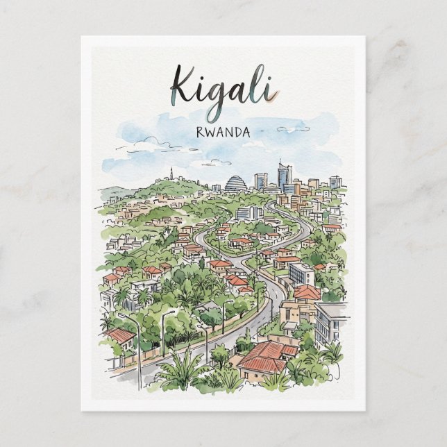 Carte Postale Kigali Rwanda (Devant)