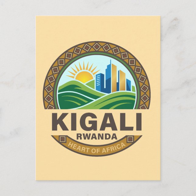 Carte Postale Kigali Rwanda Afrique (Devant)
