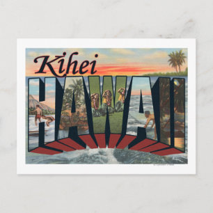 Carte Postale Kihei, HawaiiGrandes lettres ScènesKihei, HI