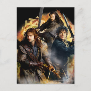 Carte Postale Kili, BILBO BAGGINS™ & THORIN OAKENSHIELD™ Art