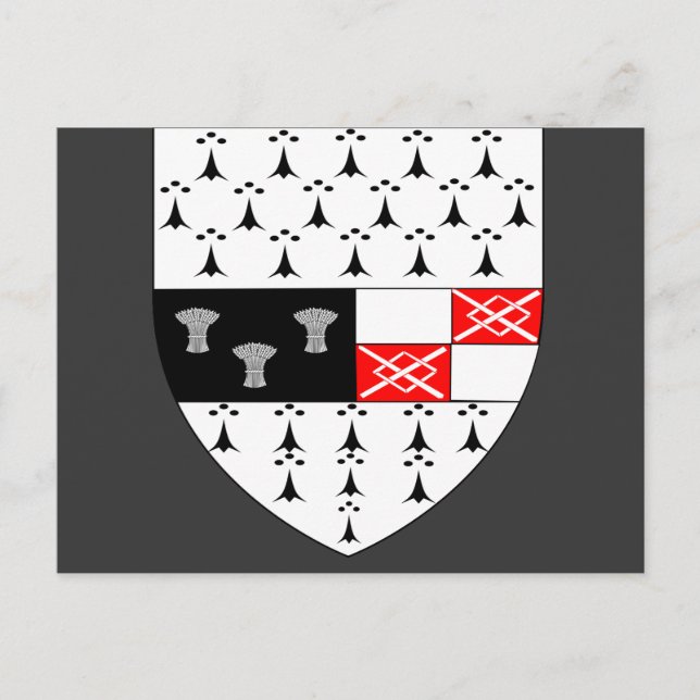 Carte Postale Kilkenny County Crest, Irlande (Devant)