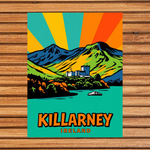 Carte Postale Killarney, Irlande Lake Art Travel