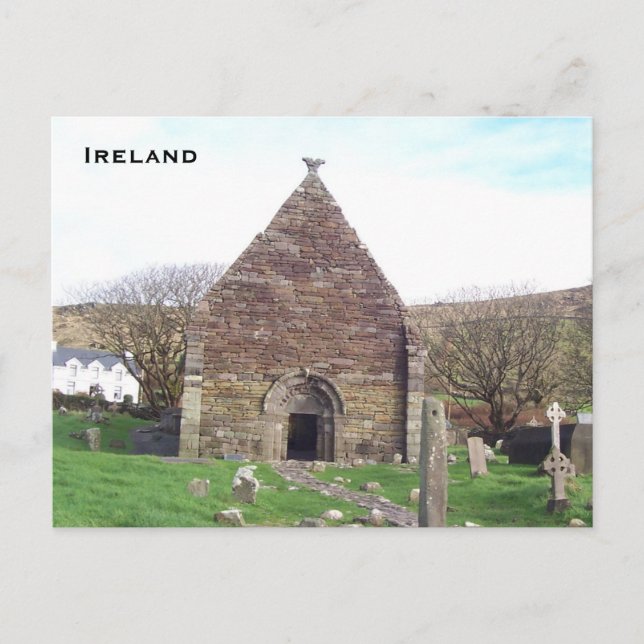 Carte Postale Kilmalkedar Church, Dingle, Kerry, Irlande (Devant)