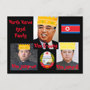 Carte postale Kim Boys Corée du Nord