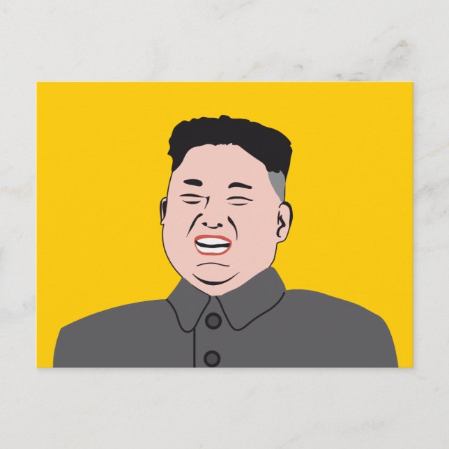 Carte Postale Kim Jon-un rigolard (Devant)