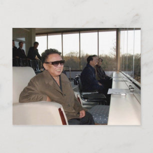 Carte Postale Kim Jong-il, Corée du Nord