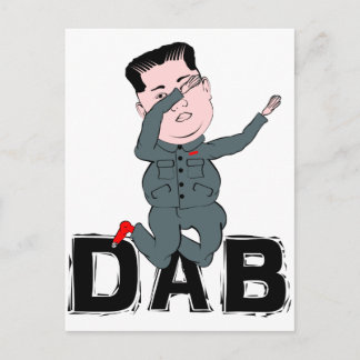 Carte Postale Kim Jong-Un en dab