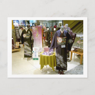 Carte Postale Kimono, Japon