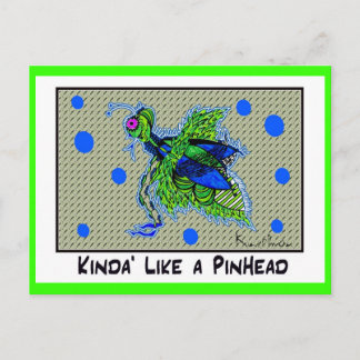 CARTE POSTALE KINDA' COMME UN COMMERCE DE PINHEAD