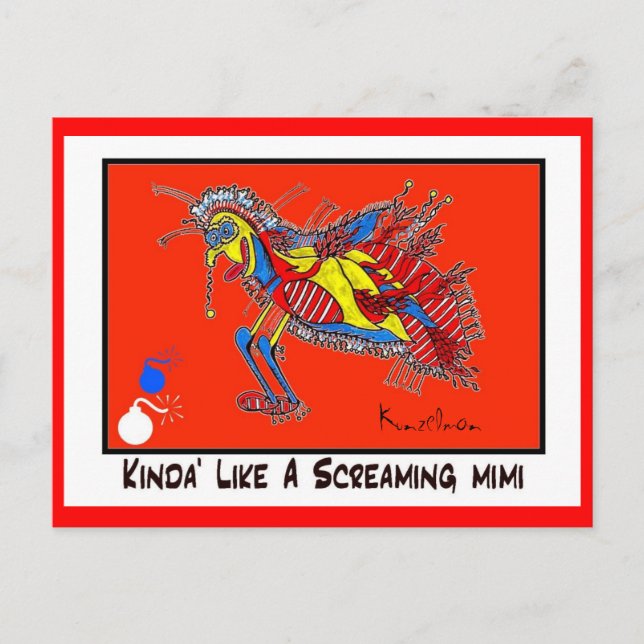 Carte Postale KINDA' COMME UN SCREAMING MIMI collectible trade (Devant)