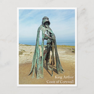 Carte postale - King Arthur Beach UK Cornwall