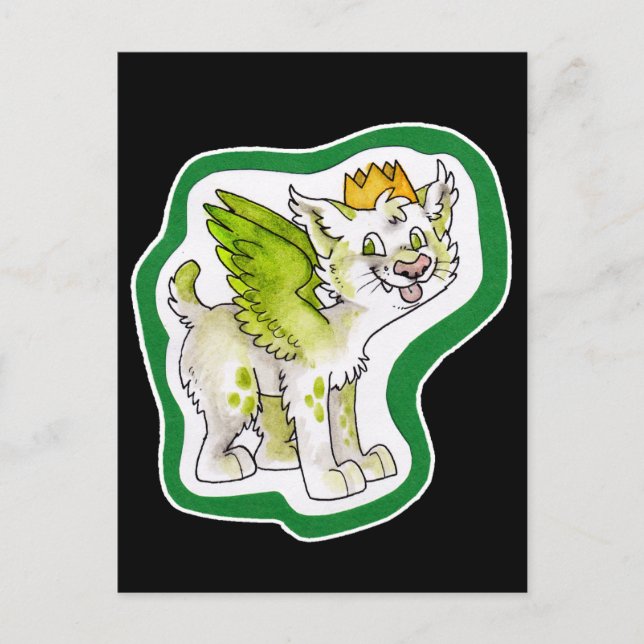 Carte Postale King Cat (Devant)