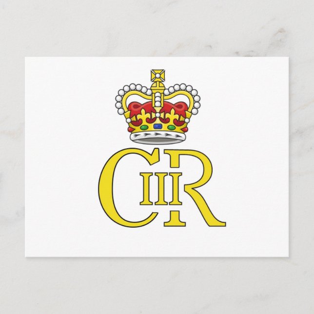 Carte Postale King Charles III cypher postcard (Devant)