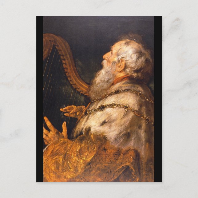 Carte Postale King David', Sir Peter Paul_Dutch Masters (Devant)