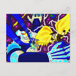 Carte postale King Falcon vs Maniac