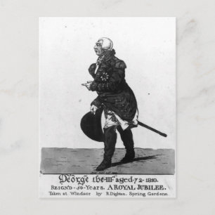 Carte Postale King George III, 72 ans, 1810