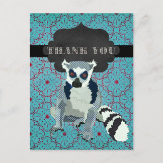 Carte postale King Jules Turquoise Ornate Merci