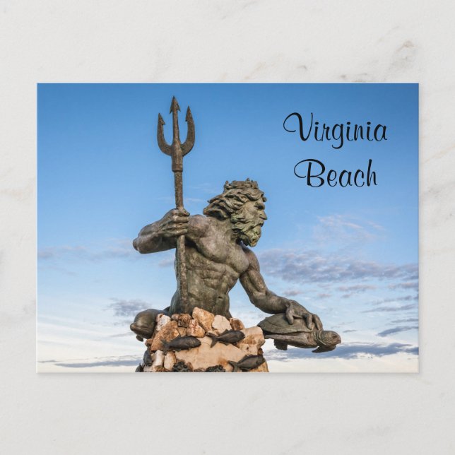 Carte Postale King Neptune Statue Postcard (Devant)