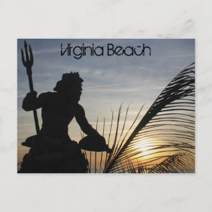 Carte postale King Neptune Virginia Beach