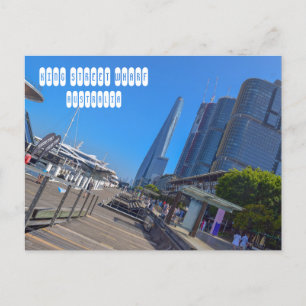 Carte Postale King Street Wharf à Sydney Australie