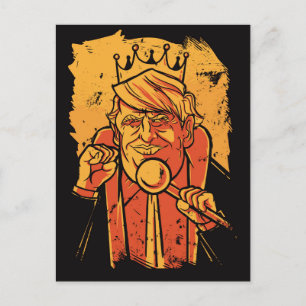 Carte Postale King Trump