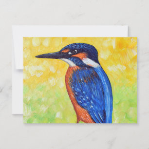 Carte postale Kingfisher Painting