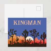 Kingman Arizona Cactus Clair de Lune Coucher de So