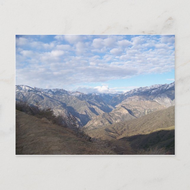 Carte Postale Kings Canyon Vue sur (Devant)