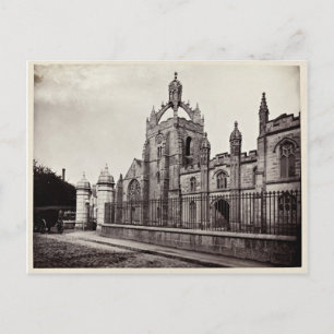 Carte Postale King's College - Université Aberdeen - Vintage